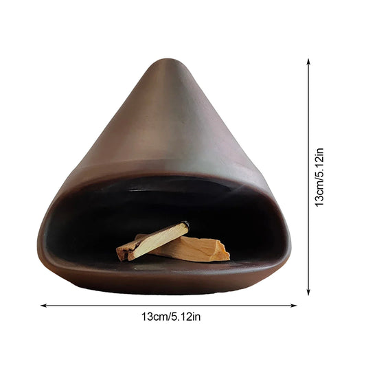 Handcrafted Ceramic Incense Stick Stand – Palo Santo Holder for Relaxation & Meditation